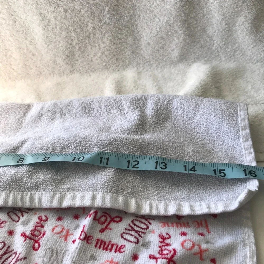 Valentine - Love, Hugs and Kisses, Be Mine Hand Towel- 16 X 23